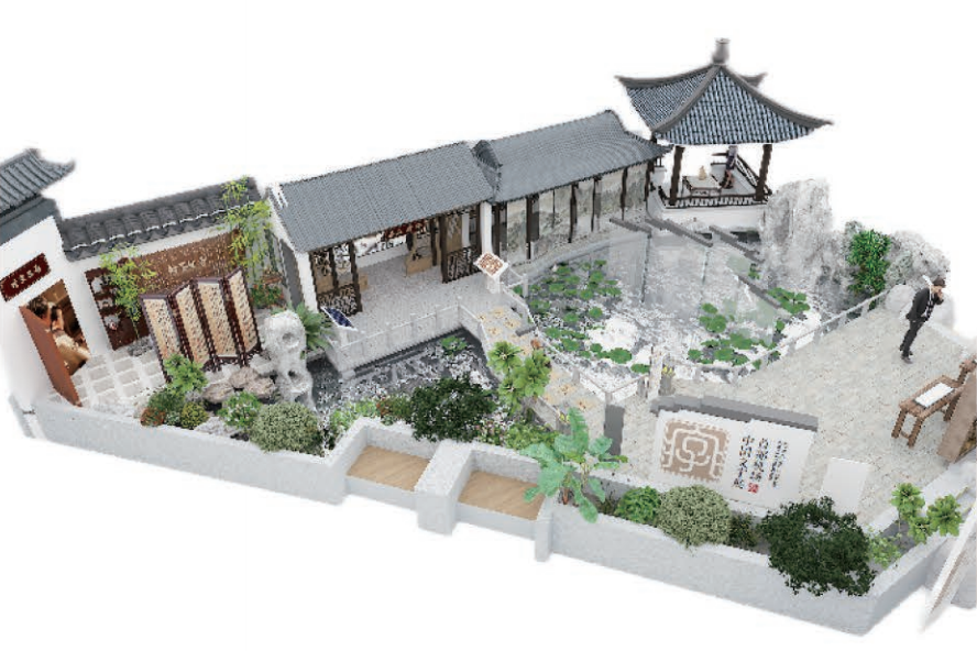 首都机场汉字文化体验馆（北京） — 展陈篇实景效果图 1