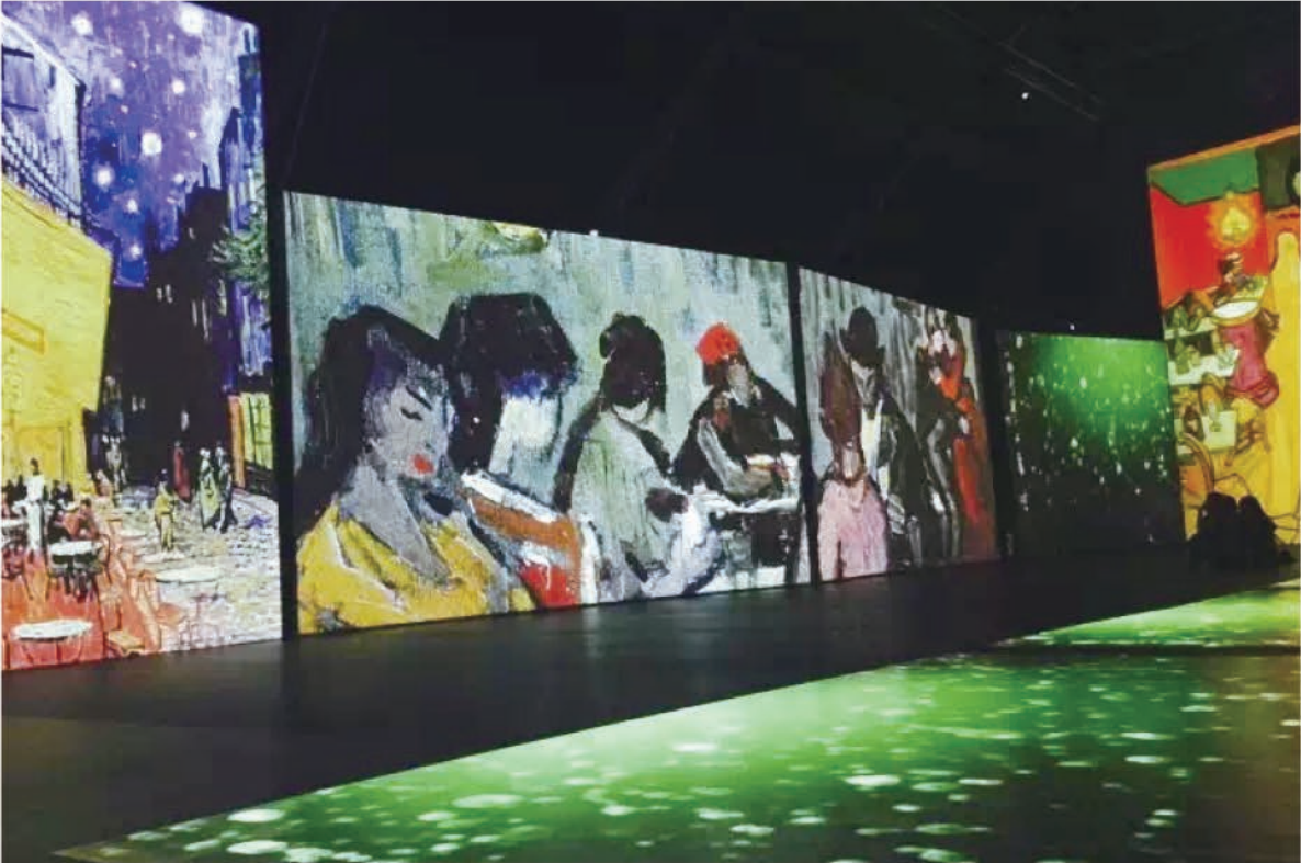 艺术画廊投影 — 展陈篇实景效果图 2