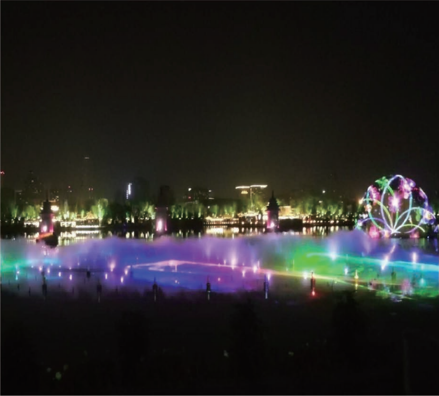 大明湖水秀总控投影秀设计方案（山东·济南） — 文旅篇实景效果图 1