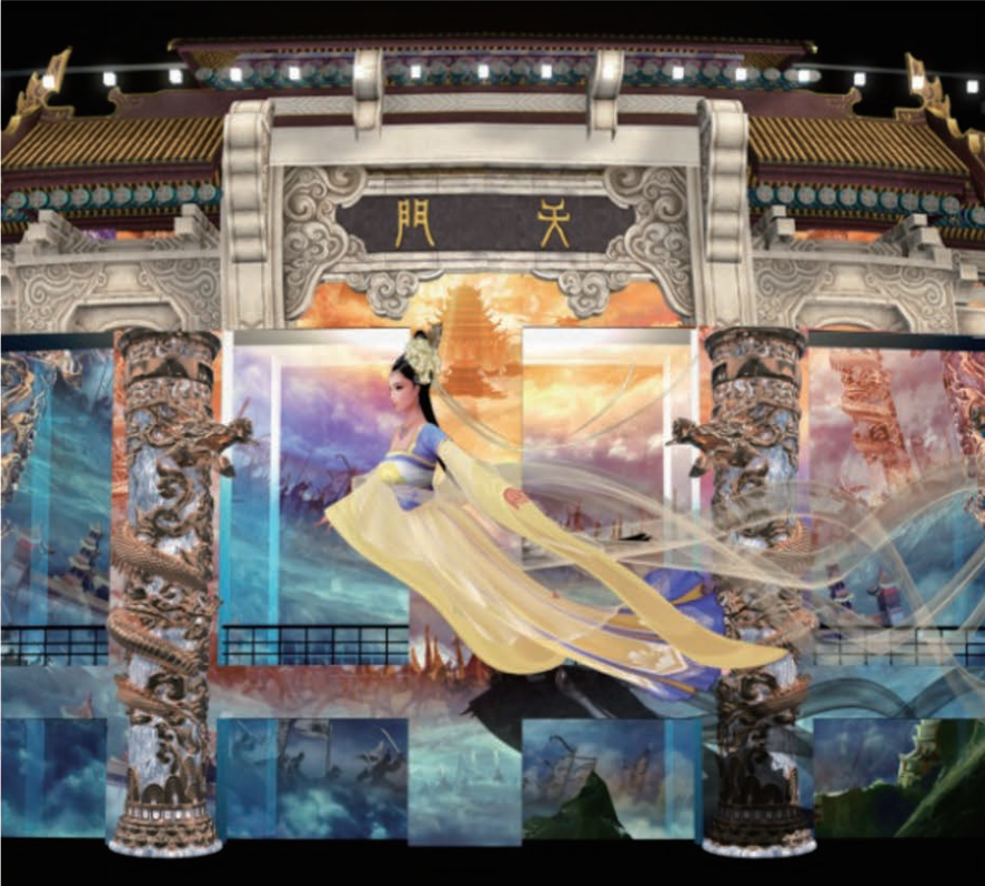 泉城广场3DMAPPING墙体秀（山东·济南） — 文旅篇实景效果图 3